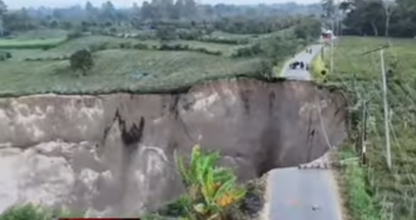 Aceh Tengah Alami Fenomena Lubang Raksasa, Warga Diminta Waspada