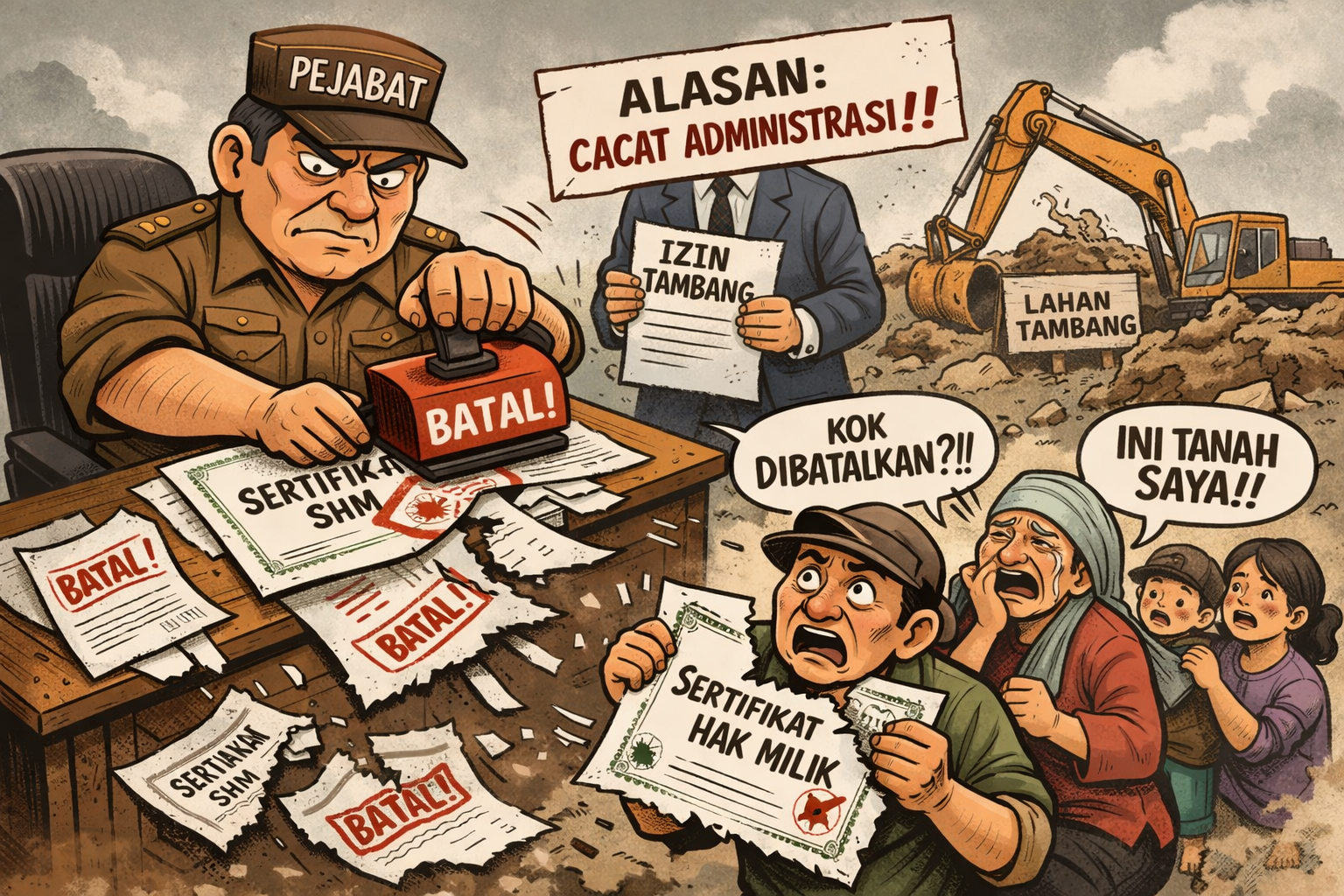 Tragedi Bekambit: Ketika Sertifikat Warga Dibatalkan, Negara Diuji Menjaga Kepastian Hak Warga Negara